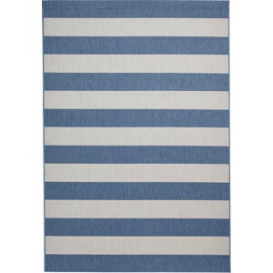 Modrý/béžový venkovní koberec 170x120 cm Santa Monica - Think Rugs