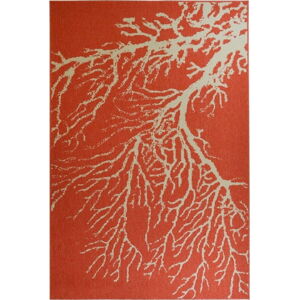 Červený venkovní koberec Floorita Coral, 133 x 190 cm