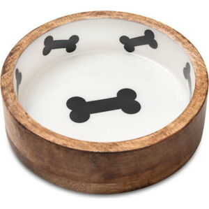 Dřevěná miska pro psy Marendog Bowl, ⌀ 13 cm