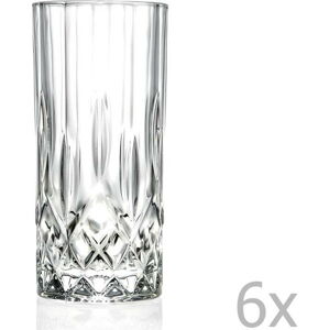 Sada 6 křišťálových sklenic RCR Cristalleria Italiana Jemma