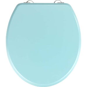 Světle modré WC sedátko Wenko Prima Light Blue, 41 x 37 cm