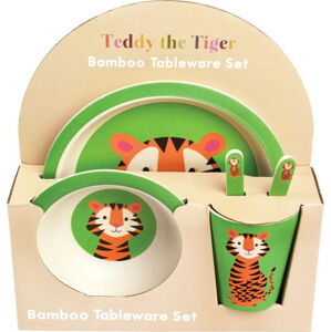 Sada dětského bambusového nádobí Rex London Teddy the Tiger