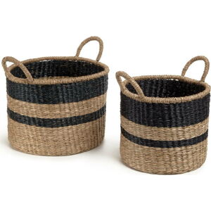 Košíky z mořské trávy v sadě 2 ks Nydia – Kave Home