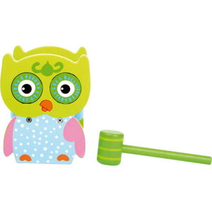 Dětská dřevěná hra s kladivem Legler Hammer Bench Owl