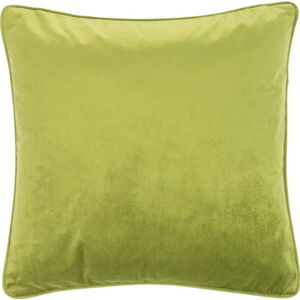 Světle zelený polštář Tiseco Home Studio Velvety, 45 x 45 cm