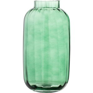 Zelená skleněná váza Bloomingville Amy