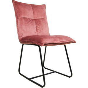 Růžová jídelní židle HSM collection Estelle