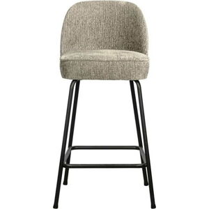 Krémová sametová barová židle 89 cm Vogue – BePureHome