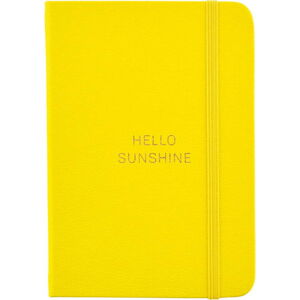Žlutý zápisník o formátu A6 Busy B, 96 stran
