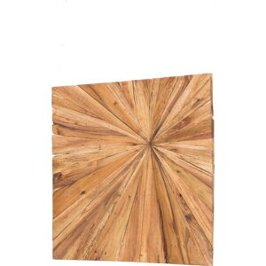 Dřevěná nástěnná dekorace WOOX LIVING Sun, 70 x 70 cm
