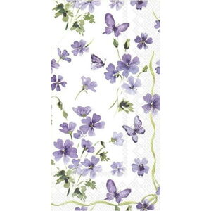 Papírové ubrousky v sadě 16 ks Purple Spring - IHR