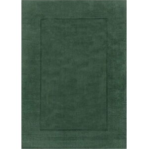 Tmavě zelený vlněný koberec Flair Rugs Siena, 120 x 170 cm