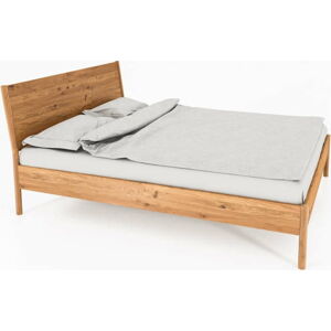 Dvoulůžková postel z dubového dřeva 140x200 cm Pola - The Beds