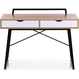 Pracovní stůl s deskou v dubovém dekoru 57.5x120 cm Tolm – Homede