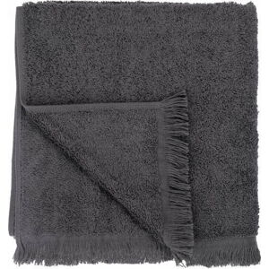 Tmavě šedý bavlněný ručník 50x100 cm FRINO – Blomus