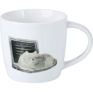 Bílý porcelánový hrnek 400 ml Computer Cat – Maxwell & Williams