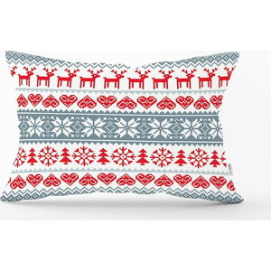Vánoční povlak na polštář Minimalist Cushion Covers Christmas Knit, 35 x 55 cm