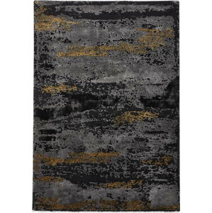 Černý/ve zlaté barvě koberec 170x120 cm Craft - Think Rugs