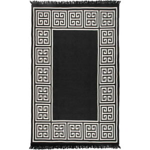 Béžovo-černý oboustranný koberec Athena, 120 x 180 cm