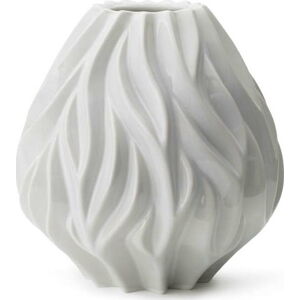 Bílá porcelánová váza Morsø Flame, výška 23 cm