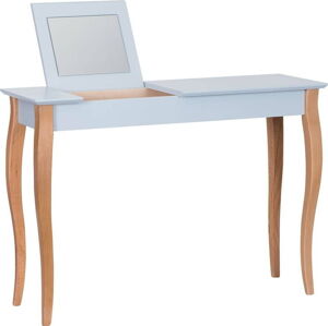 Světle šedý toaletní stolek se zrcadlem Ragaba Dressing Table, délka 105 cm