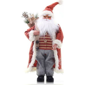 Červená vánoční soška DecoKing Santa