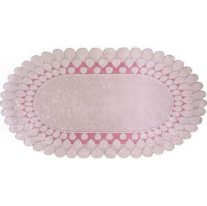 Koberec Vitauss Zinno Oval Pembe, 60 x 100 cm