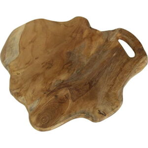 Krájecí prkénko z neopracovaného teakového dřeva HSM collection Flate, délka 38 cm