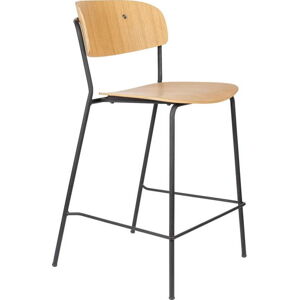 Barové židle v sadě 2 ks v přírodní barvě 89 cm Jolien – White Label