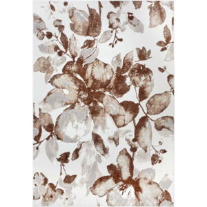 Hnědý koberec 160x235 cm Shine Floral – Hanse Home
