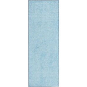 Modrý běhoun Hanse Home Pure, 80 x 400 cm