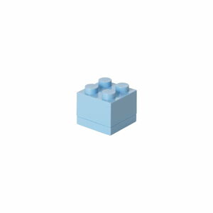 Světle modrý úložný box LEGO® Mini Box