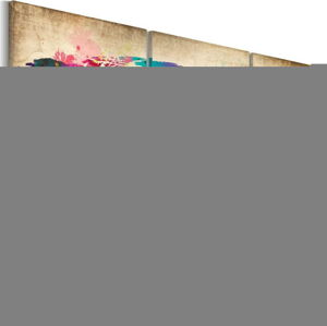 Vícedílný obraz na plátně Bimago Rainbow, 80 x 120 cm