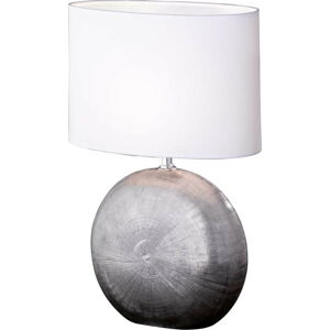 Bílá stolní lampa Fischer & Honsel Foro, výška 53 cm