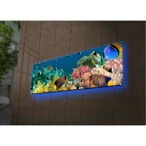 Podsvícený obraz Wallity Sea, 90 x 30 cm