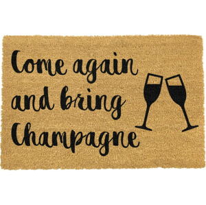 Rohožka z přírodního kokosového vlákna Artsy Doormats Bring Champagne, 40 x 60 cm