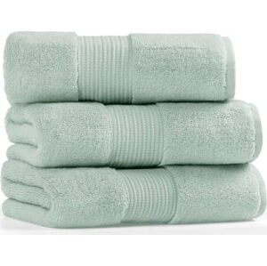 Sada 3 mátově zelených bavlněných ručníků Foutastic Chicago, 50 x 90 cm