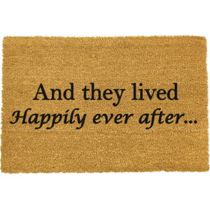 Rohožka z přírodního kokosového vlákna Artsy Doormats Happily Ever After, 40 x 60 cm
