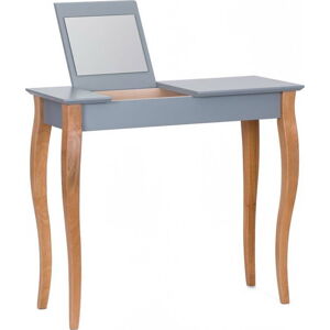 Šedý toaletní stolek se zrcadlem Ragaba Dressing Table, délka 85 cm