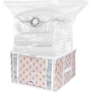 Růžový vakuový úložný box na oblečení Compactor Signature Blush 3D Vacuum Bag, 125 l