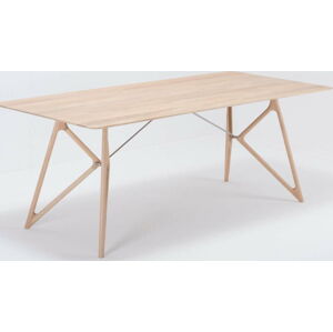 Jídelní stůl z masivního dubového dřeva Gazzda Tink, 200 x 90 cm