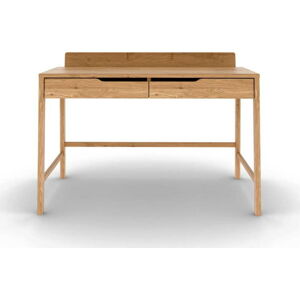 Pracovní stůl z dubového dřeva 65x120 cm Twig – The Beds