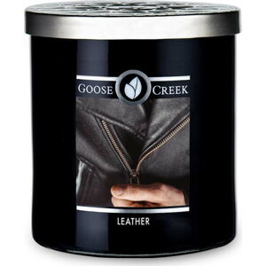Vonná svíčka ve skleněné dóze Goose Creek Men's Collection Leather, 50 hodin hoření
