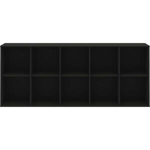 Černý modulární policový systém 169x69 cm Mistral Kubus - Hammel Furniture