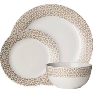 Set 12 ks porcelánového nádobí Premier Housewares Casablanca