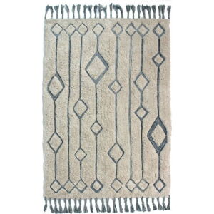 Béžovo-modrý ručně tkaný koberec Flair Rugs Solitaire Sion, 200 x 290 cm
