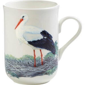 Hrnek z kostního porcelánu Maxwell & Williams Birds Storks, 330 ml