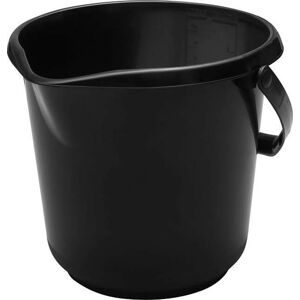 Černý kbelík Addis Clean, 10 l