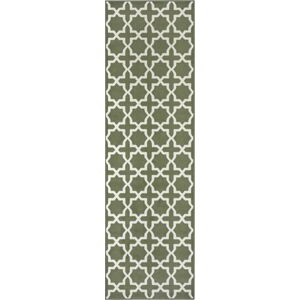 Zelený koberec běhoun 200x80 cm Glam - Hanse Home