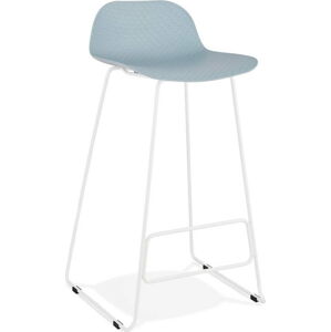 Světle modrá barová židle Kokoon Slade, výška sedu 76 cm